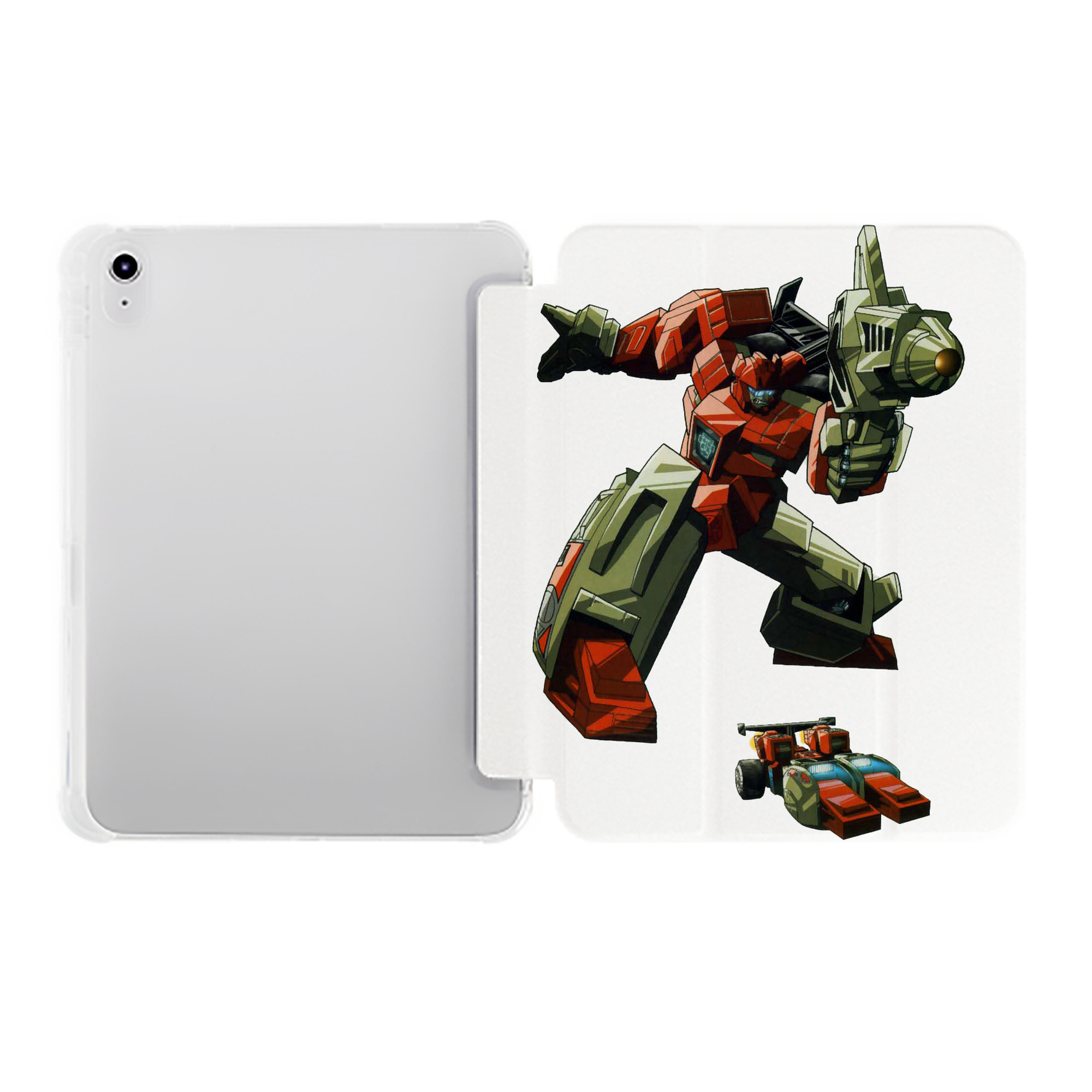 （画像用）  IPad ケース ペン収納付き 三つ折りスタンド PUレザー×シリコン 対応機種9.5/10.5/10.9インチ
